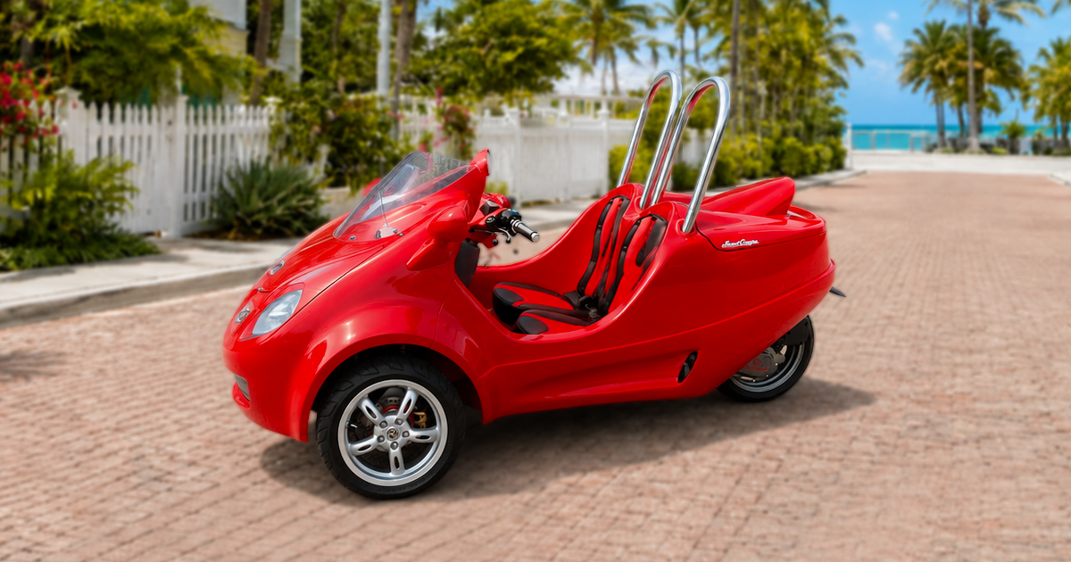 Scoot Coupe Rental Key West | 2-Person Island Rentals